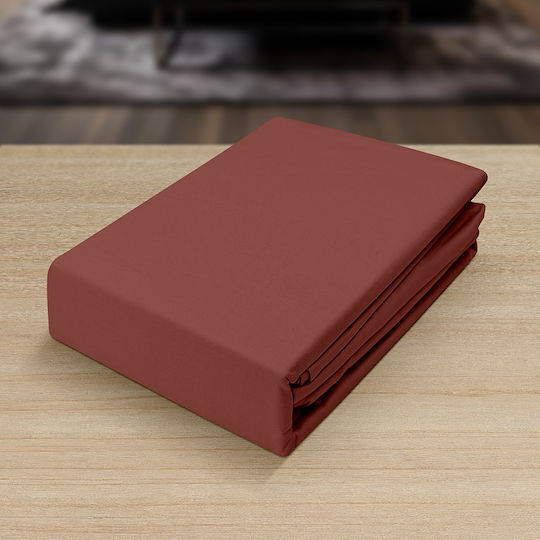 Lino Home Bettlaken Super-Doppel mit Gummiband 160x200+30cm. Basico Rose