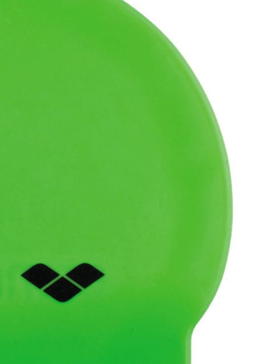 Arena Silicone Kids Swimming Cap Green