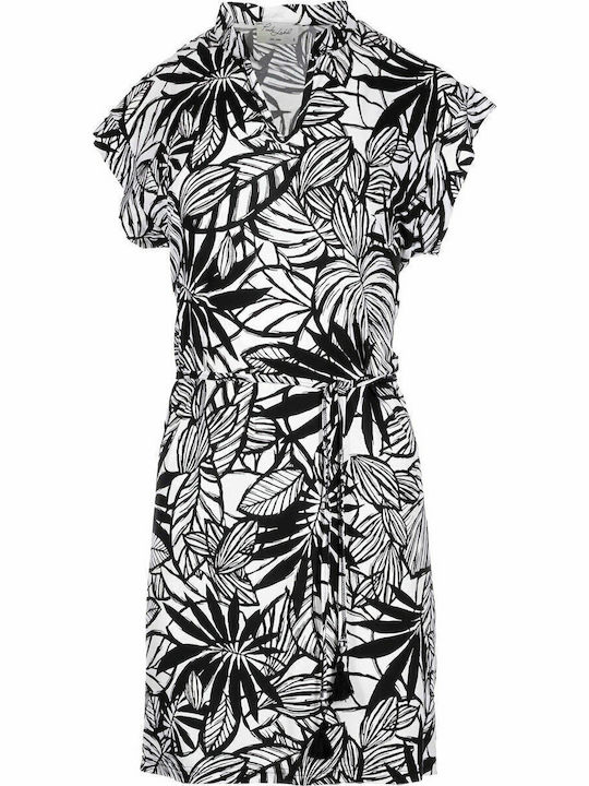 Pink Label Damen Mini Kleid Strand Mehrfarbig