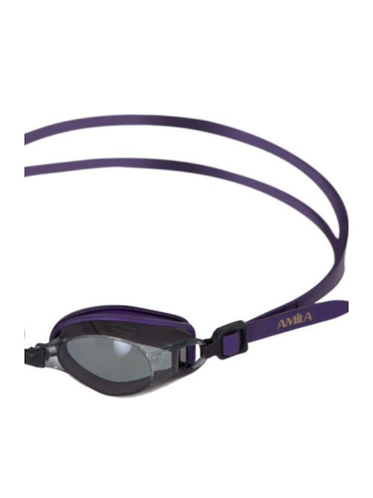 AMILA 880-AF Schwimmbrille Erwachsene Lila