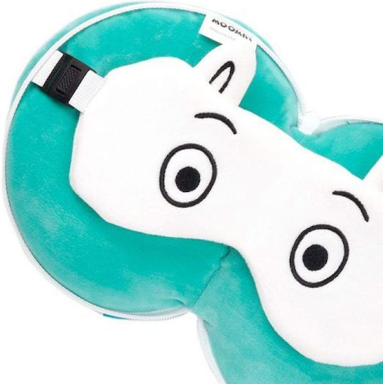 Puckator Pernă de călătorie Rotund Poliester Turcoaz M15.5xL15xH9cm