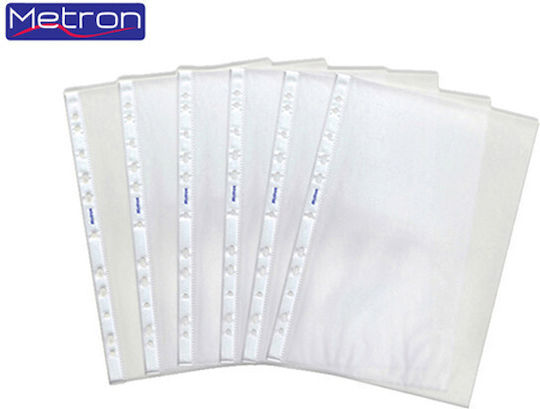Sheet Protectors with Holes Metron Matt 70mic 100 Pieces