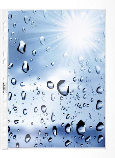 Durable Plastic Sleeve for Documents A4 with Holes 2668