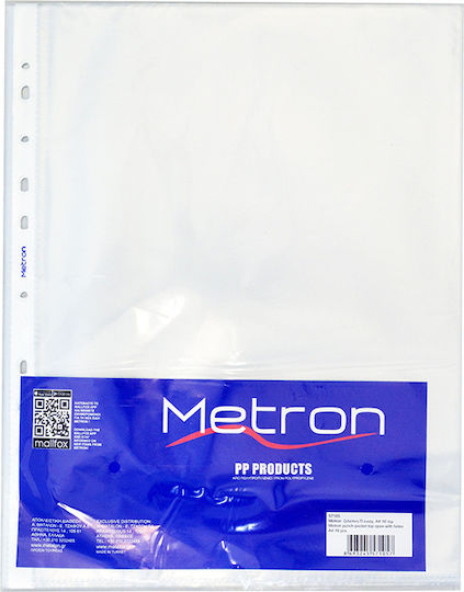 Sheet Protectors with Holes Metron Matt 70mic 100 Pieces