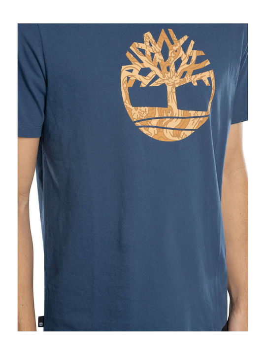 Tree T-shirt Navy Blue