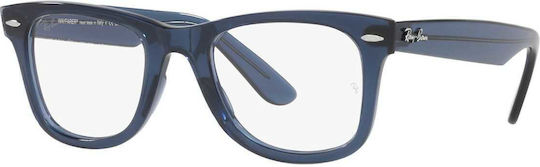 Ray Ban Wayfarer Ease Γυναικείος Κοκκάλινος Σκελετός Μπλε RX4340V 8223