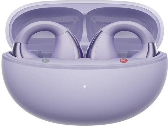 QCY Crossky C30 Open Ear Bluetooth Handsfree Earphones with Sweat Resistance and Charging Case Purple