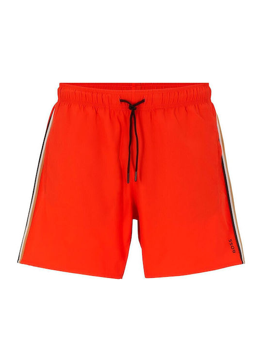 Men's Swimwear Shorts Red Striped
