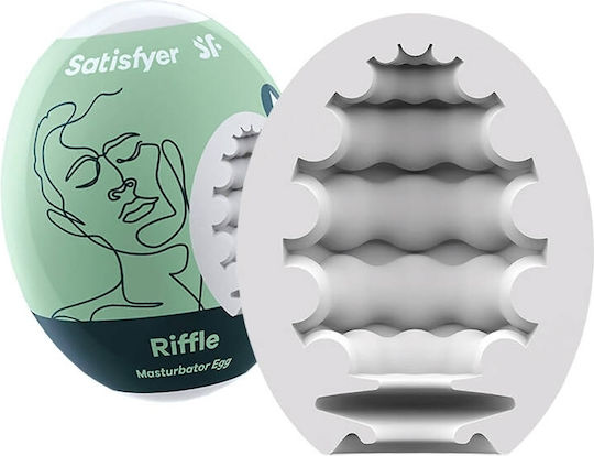Satisfyer Riffle Masturbation Egg Masturbator 1Stück