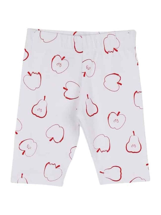 Kids' Set with Leggings Summer 2pcs Red, White