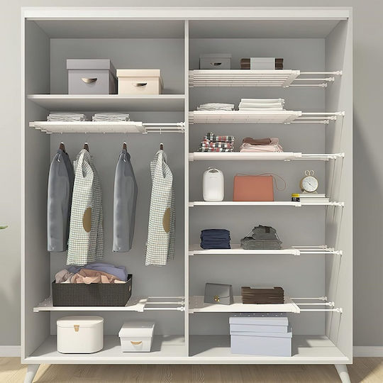 Floor Bathroom Shelf Plastic White