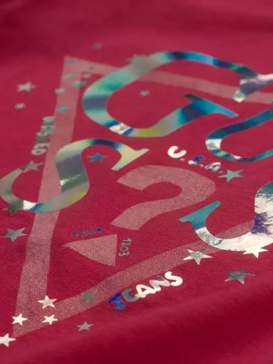Tricou Guess Fuchsia Tricou Guess Fuchsia