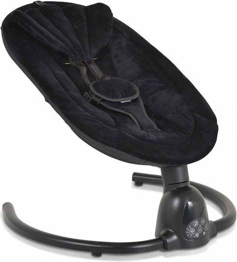 Oxford Home Elektrisch Baby Relax Schaukel mit Musik Schwarz für Kind bis 9kg