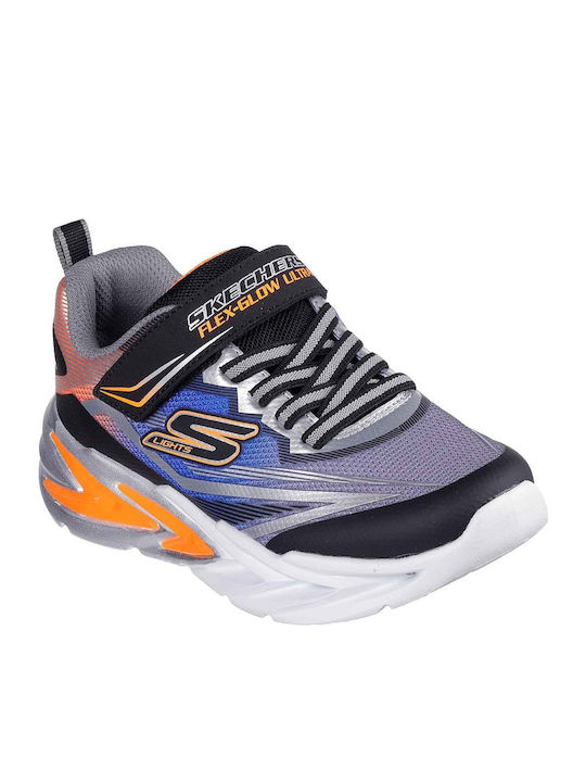 Flex-glow Ultra Παιδικά Sneakers με Σκρατς Μαύρα