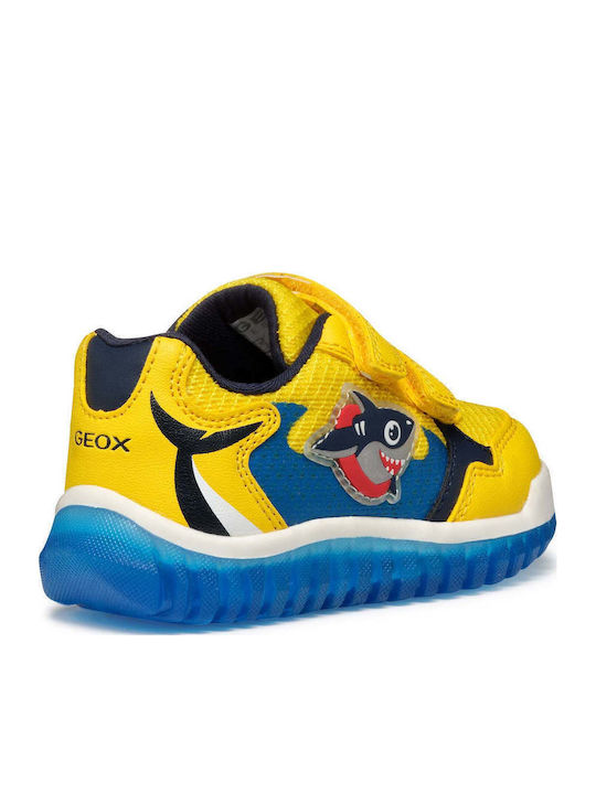 Sneaker Kids Sneakers Anatomic with Scratch & Lights Yellow
