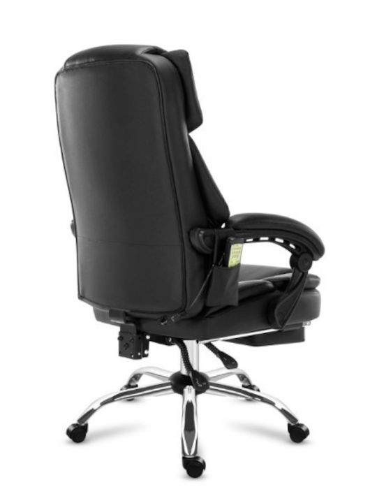 Stuhl Büro mit Armen Boss Schwarz Mark Adler