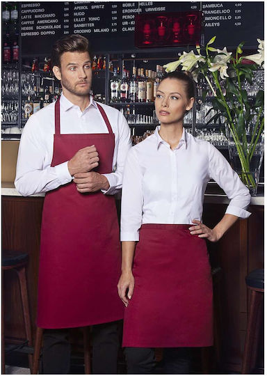 Karlowsky Apron Full Body Burgundy