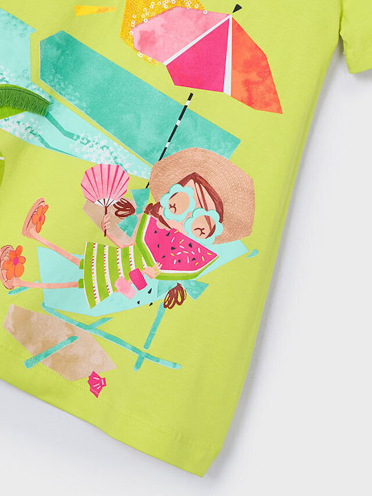 Children's Dress Short Sleeve Yellow