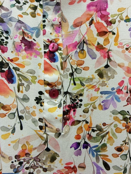 Primavera Winter Damen Nachthemd Print