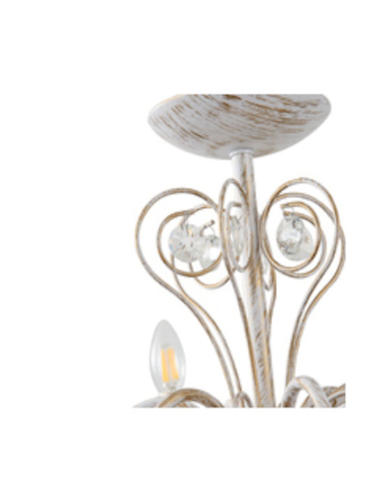 Eurolamp Candelabru cu Cristale Transparent 144-47015