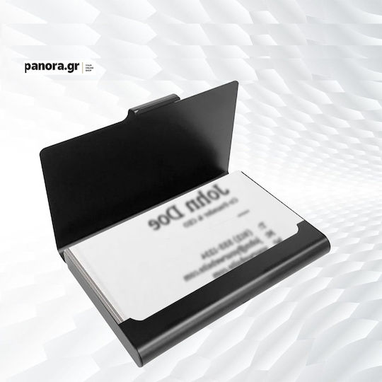 Roter Aluminium-Visitenkartenhalter