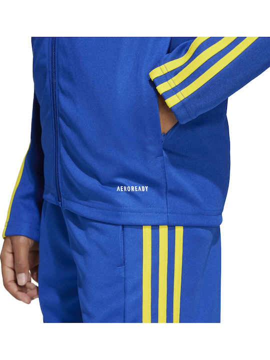 Athletic Kids Cardigan Blue Squadra