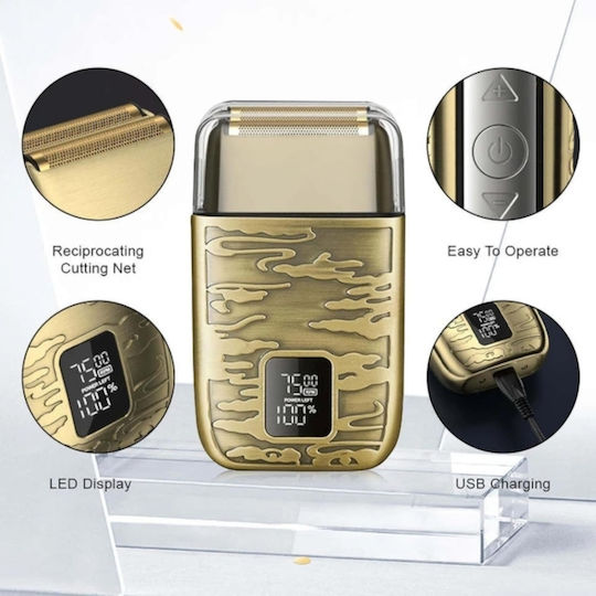 Kemei KM-870 Ξυριστική Μηχανή Προσώπου Επαναφορτιζόμενη