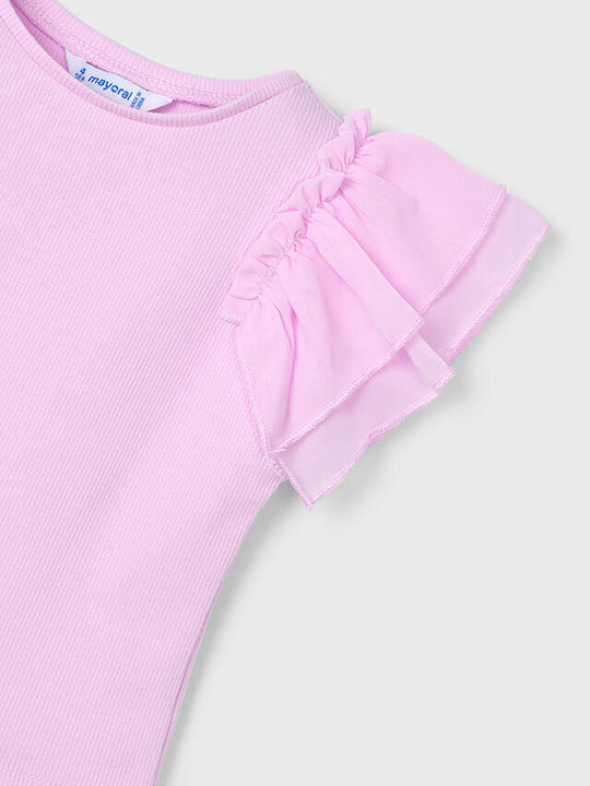 Kids' Shirt Short Sleeve Purple
