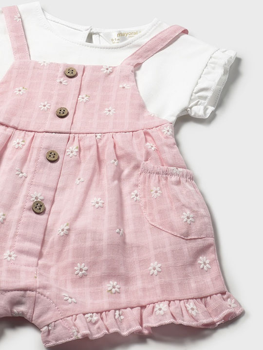 Mayoral Бебешко Боди Baby Pink