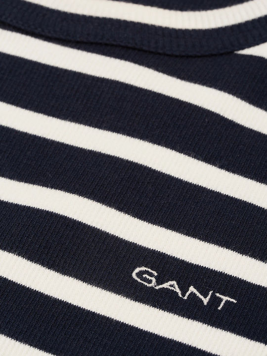 Summer Mini Knitted Dress Dark Blue