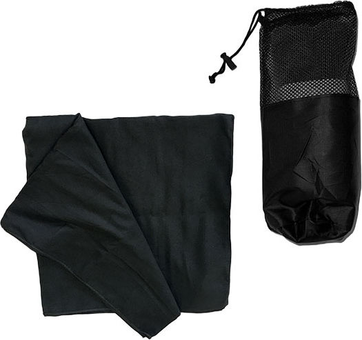 Cti Microfiber Prosop De corp Microfibră Negru 80x160cm