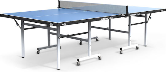 Stag Hobby Πτυσσόμενo Τραπέζι Ping Pong Εσωτερικού Χώρου Μπλε