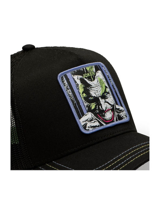Capslab Hat Trucker Cap Dc Comics Cotton Serge Cl Dc8 1 Ct Jok Black-cl Dc8 1 Ct Jok-black