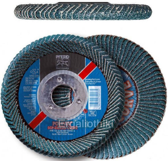 Pferd Polifan Curve Φ115mm Sgp-m Δίσκος Γυαλόχαρτου Γωνιακού Τροχού