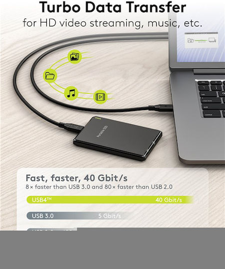 Goobay USB 3.0 Cable USB-C Male - USB-C 240W PD Black 1.8m 74185