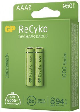Genius Pack Επαναφορτιζόμενες Μπαταρίες AAA Ni-MH 950mAh 1.2V 2τμχ