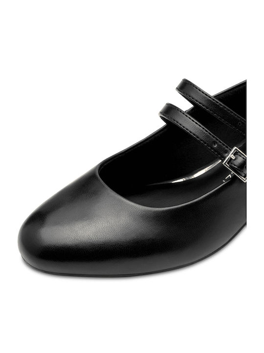 Anatomic Black Heels with Strap
