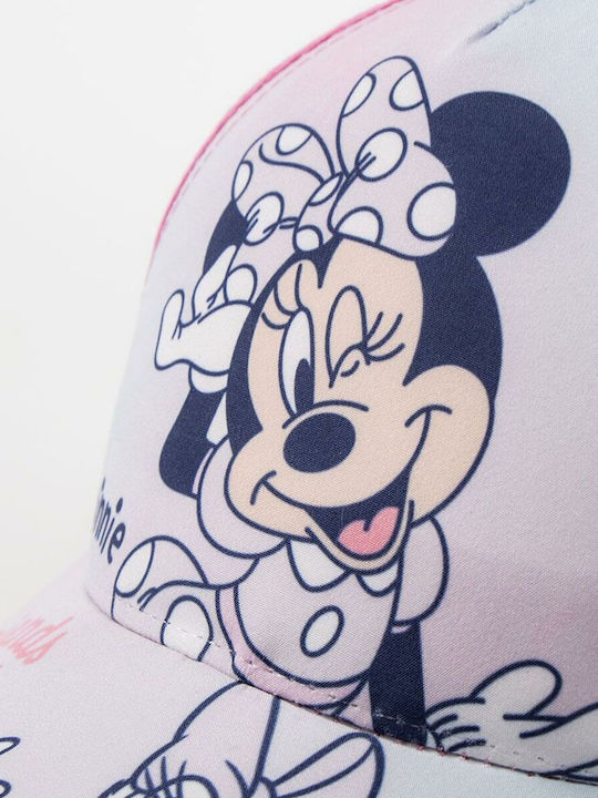Minnie Mouse Детско шапка с козирка Текстил Розова