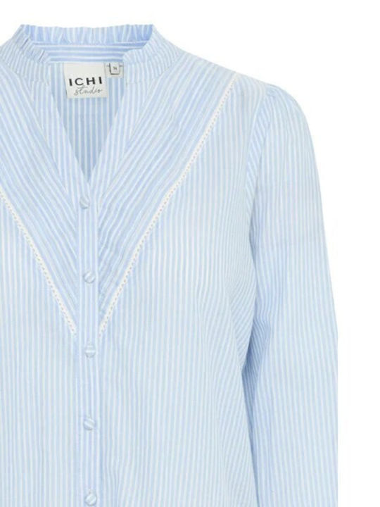 Langärmelig Damen Hemd Zen Blue