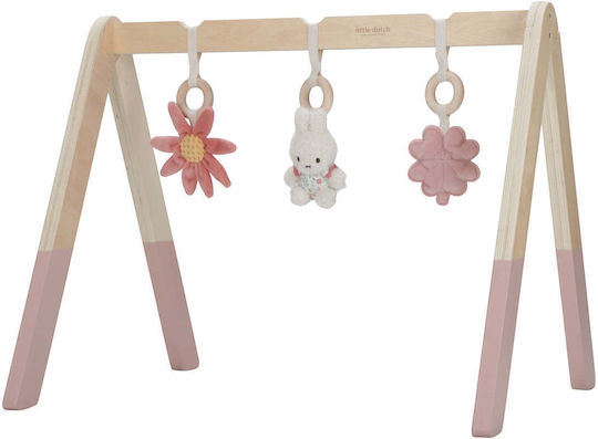 Little Dutch Miffy Lucky Blossom Wooden Activity Gym for Newborns
