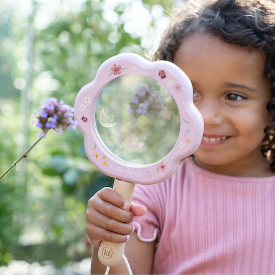Little Dutch Magnifying Glass Fairy Garden Wooden for 3 Plus Years
