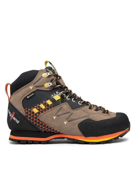 Kayland Vitrik Herren Wanderstiefel Wasserdicht mit Gore-Tex Membran Braun
