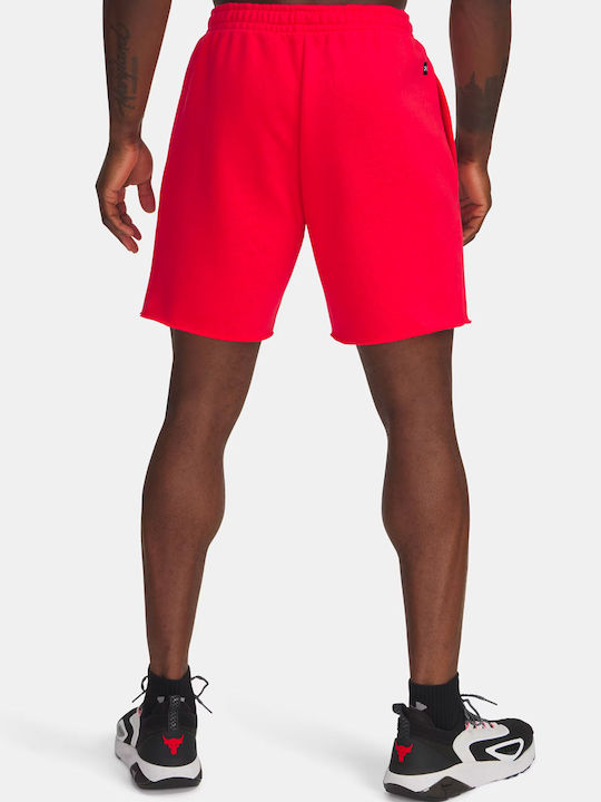 Under Armour Project Rock Αθλητική Ανδρική Βερμούδα Φούξια Under Armour Project Rock Αθλητική Ανδρική Βερμούδα Φούξια
