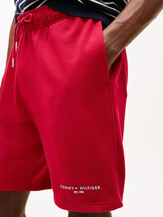 Мъжки спортни бермуди Regular Fit Червени