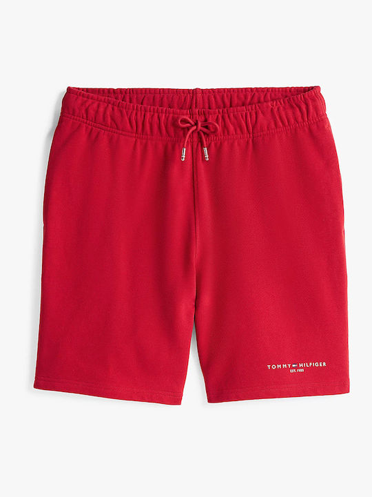 Мъжки спортни бермуди Regular Fit Червени