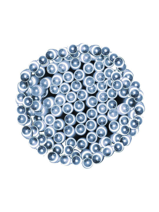 Outdoor Garden Lighting Installation 9 Meters 120 LEDs Battery-Operated White