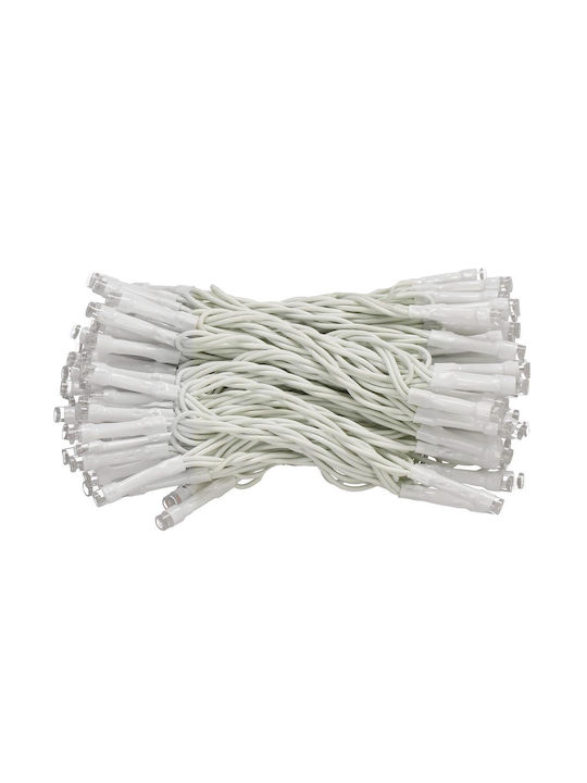 Outdoor Garden Lighting Installation 9 Meters 120 LEDs Battery-Operated White