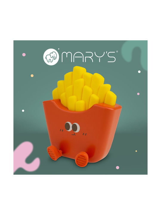 Mary's Led Παιδικό Διακοσμητικό Φωτιστικό Αφής Κόκκινο 9.7x9.7x11.1εκ.