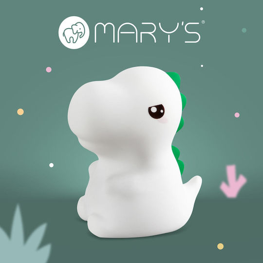 Mary's LED Kinder Dekorative Lampe Weiß 13.8x12.4x13.8εκ.