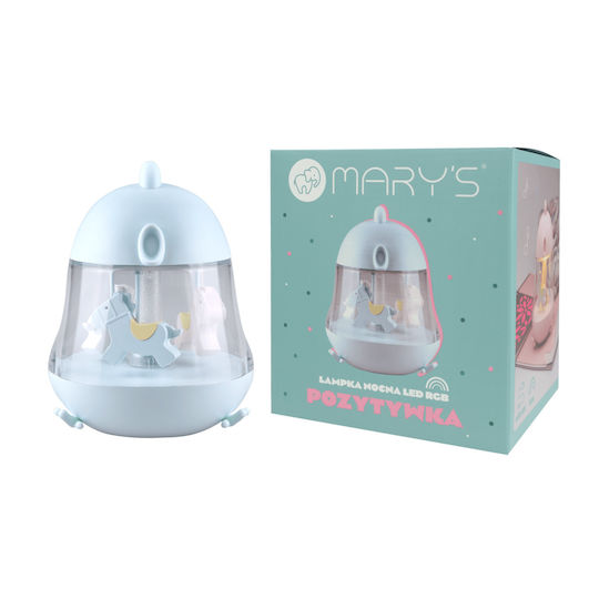 Mary's Led Παιδικό Διακοσμητικό Φωτιστικό Μπλε 15.7x13x12.1εκ.